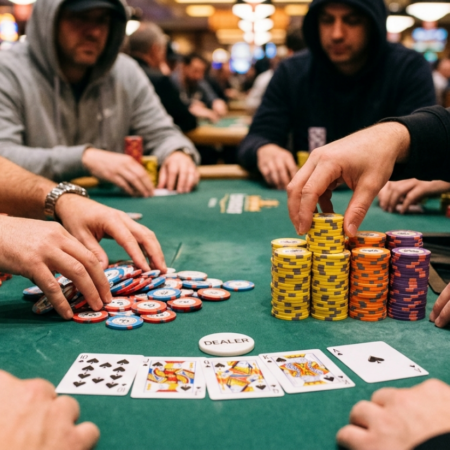 Chip Race i poker: Sådan bliver de mindste chips samlet ind uden at nogen taber på det