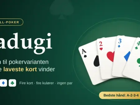 Badugi: Guiden til pokervarianten hvor de laveste kort vinder