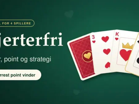 Hjerterfri: regler, point og strategi til kortspillet
