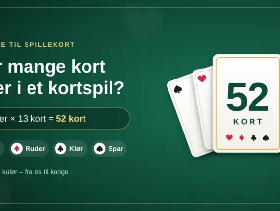 Hvor mange kort er der i et kortspil?